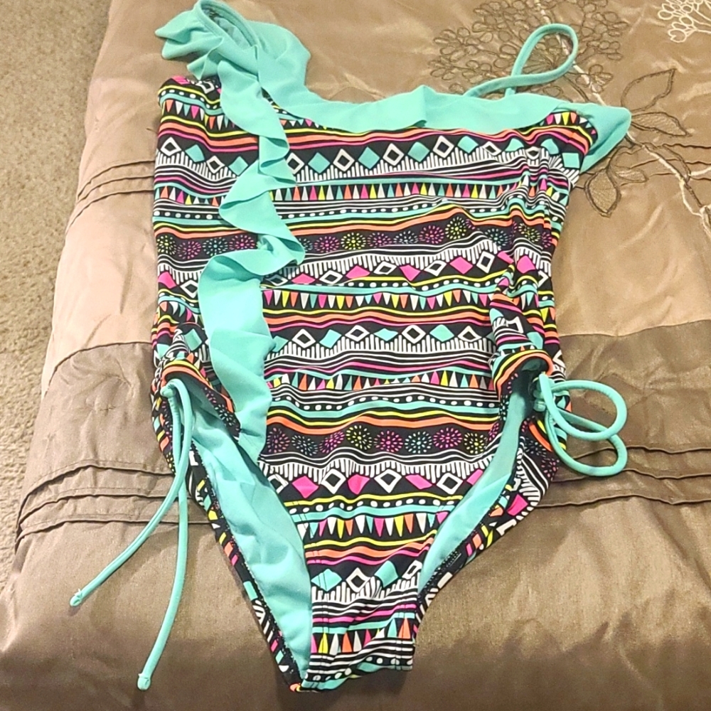 Girls Justice one piece swimsuit. Size 14